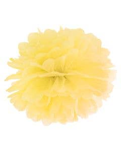 PartyDeco Pompons Papier Gelb